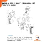 Engine Oil Cooler Gasket Pipe for Holden Colorado Trailblazer (2012-2022)