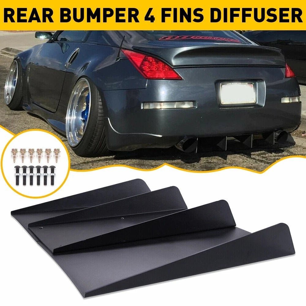 Bumper Spoiler Splitter Lip Rear Diffuser for Dodge Challenger Charger