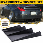 Bumper Spoiler Splitter Lip Rear Diffuser for Dodge Challenger Charger