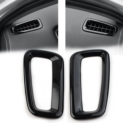 1 Pair Black Inner Dash Side Air Vent Outlet Cover for Honda Civic (2022–Present)
