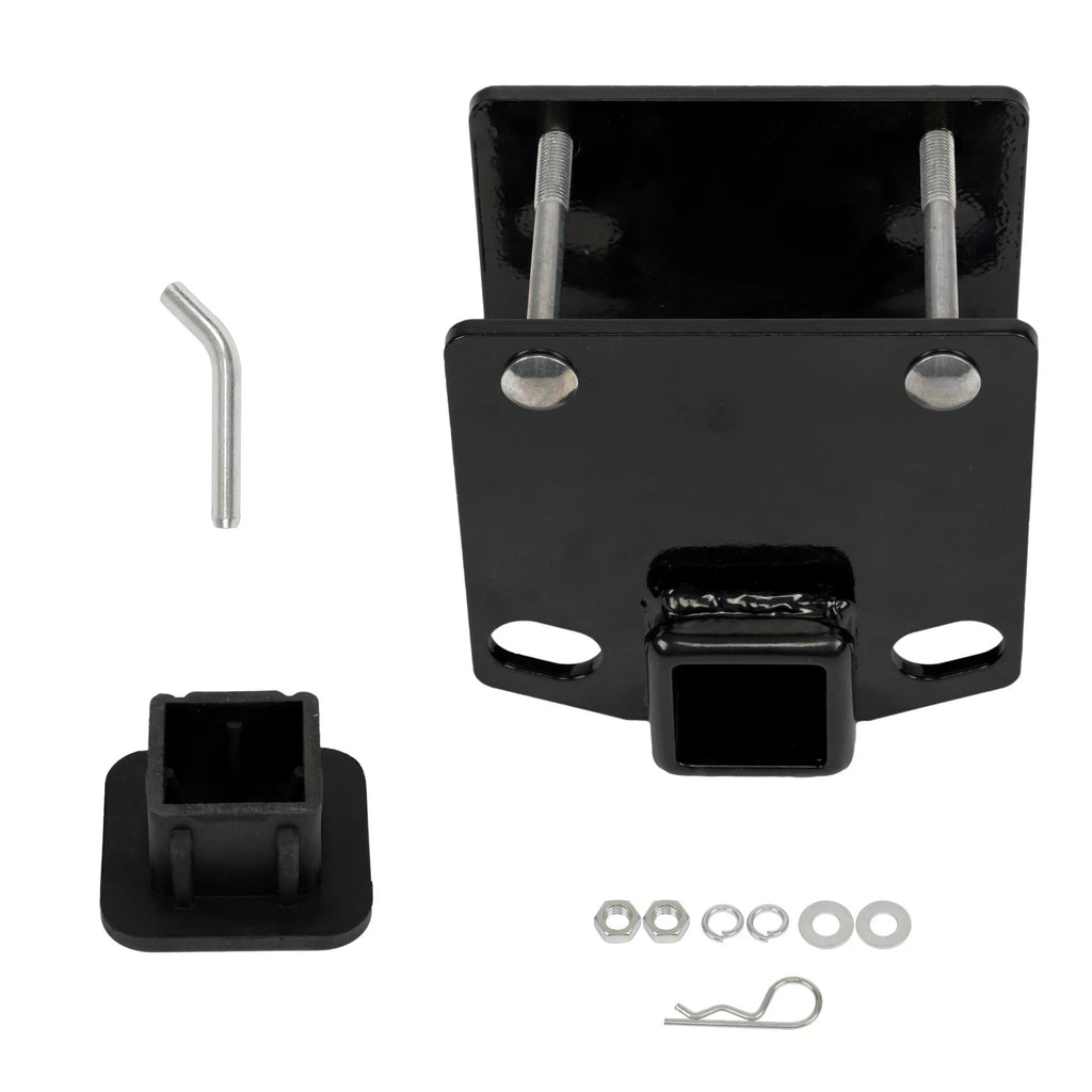 2 Inch Bumper Hitch Receiver Adapter for Various Models (3500 LBS Capacity)