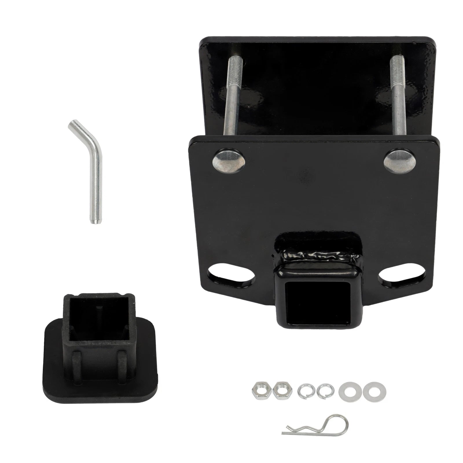 2 Inch Bumper Hitch Receiver Adapter for Various Models (3500 LBS Capacity)