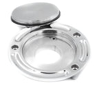 Chrome Keyless Gas Cap for Suzuki GSXR 1000 (2003–2010)