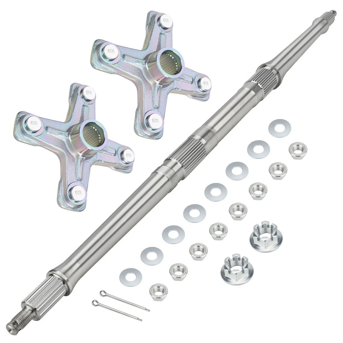 Rear Axle & Wheel Hubs for Yamaha Raptor 350 YFM350 YFM350RSE YFM350R (2004–2013)