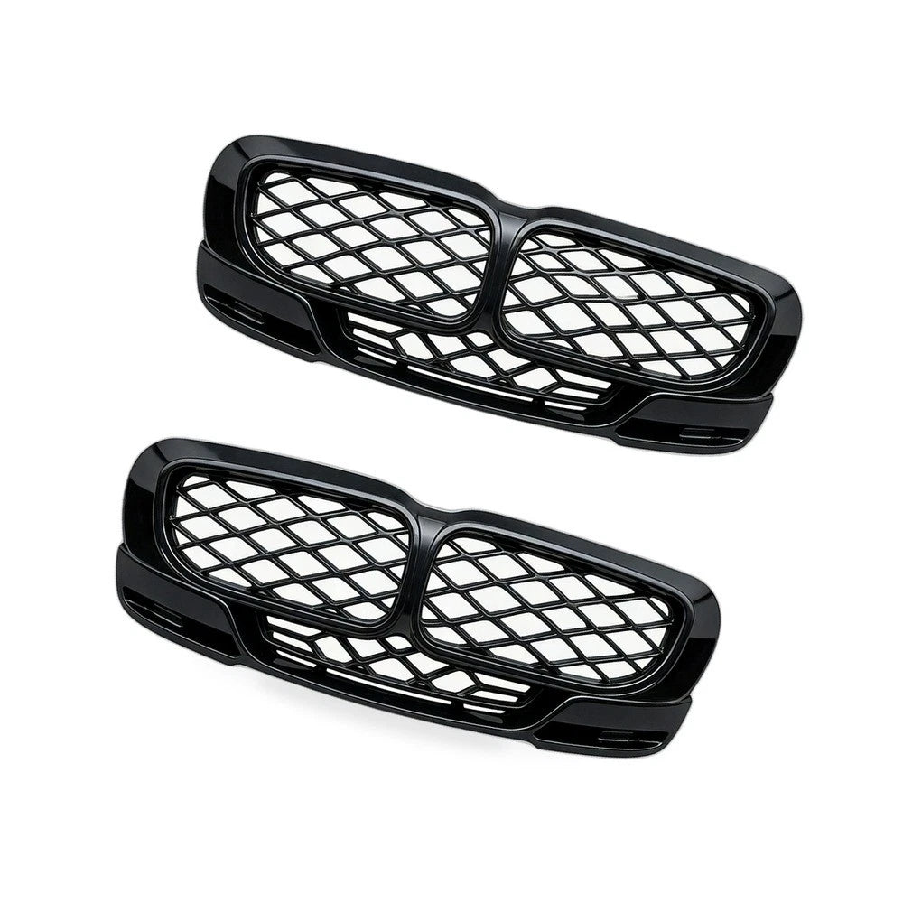 Carbon Gloss Black Double Line Grille for BMW 3 E90 E91 (2009–2012)