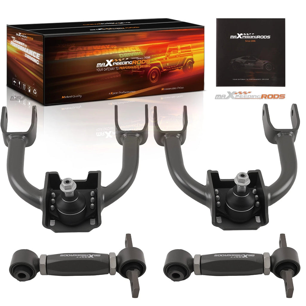 4X Adjustable Front Control Arms Rear Camber Kit for Honda Civic EG (1992–1995)