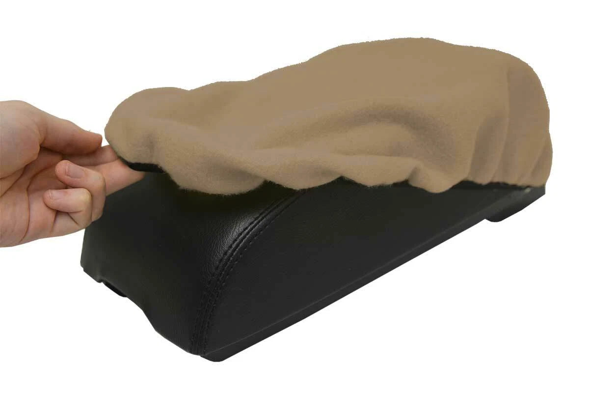 Console Lid Armrest Cover for Infiniti G35 (2002–2007) Beige Fleece