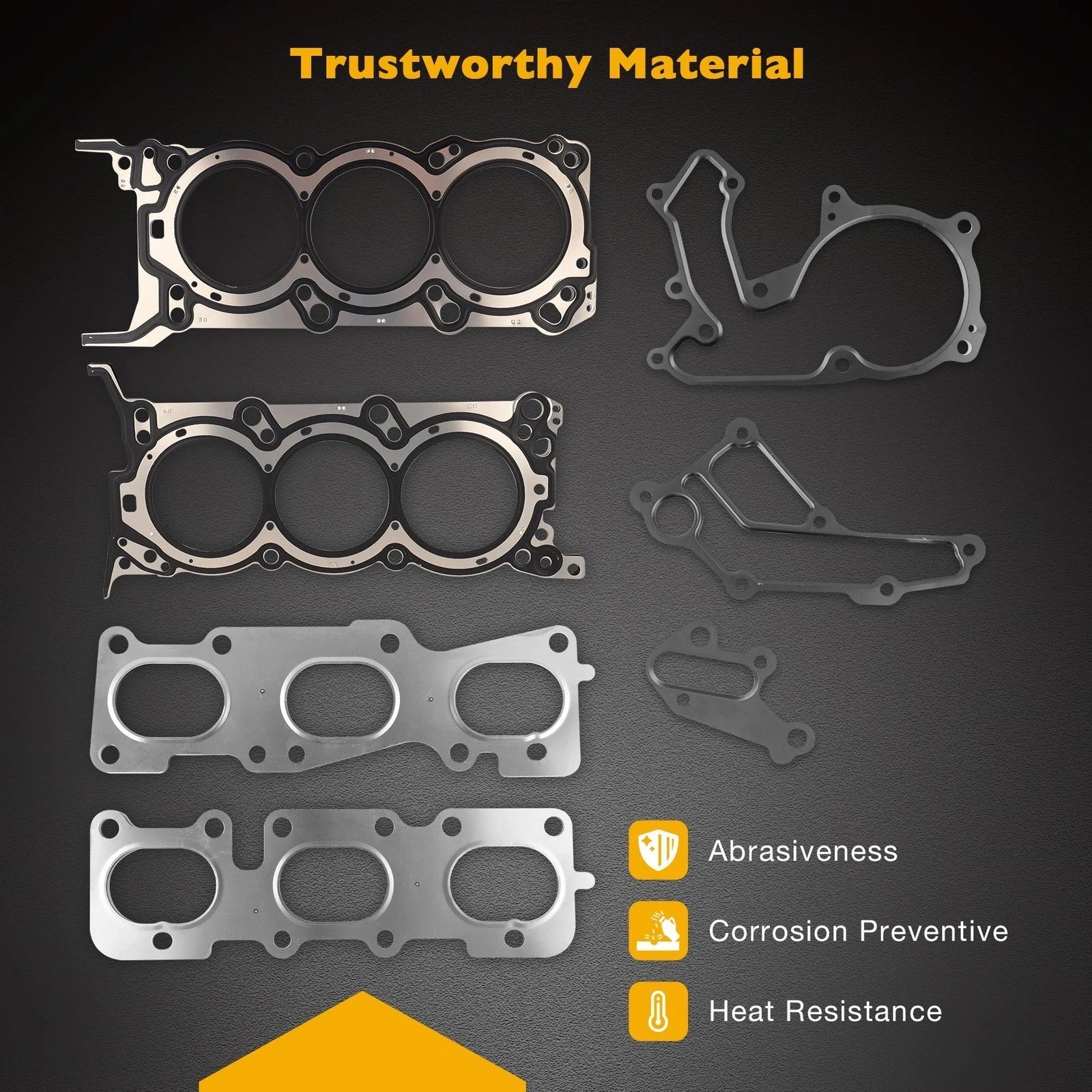 Head Gasket Set for Kia Sorento Cadenza Sedona Hyundai Azera Santa Fe (2010–2023)