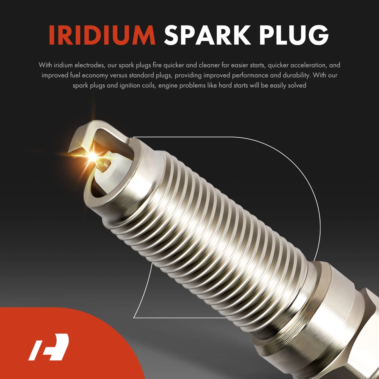 Ignition Coil & Iridium Spark Plug Kit for Chevy Silverado (2015-2019)