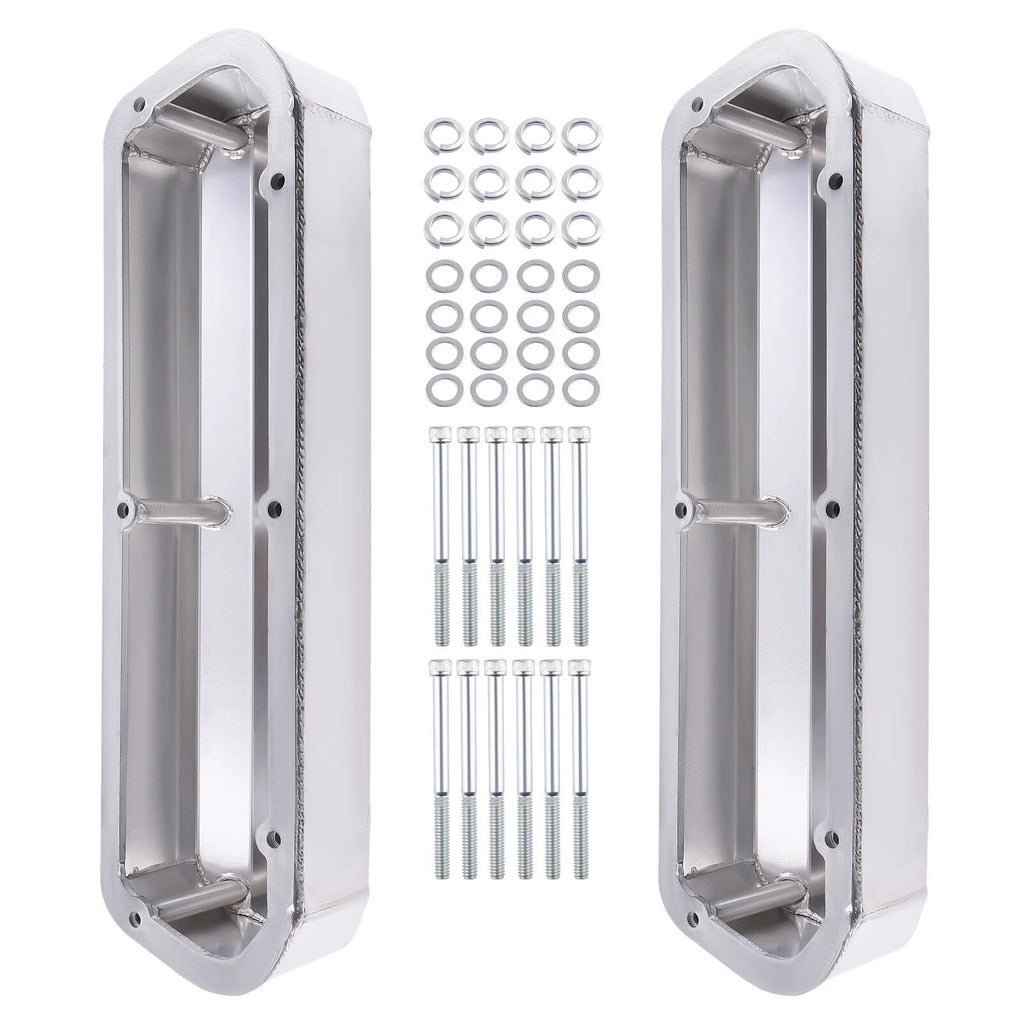 Polished Aluminum Engine Valve Cover for Ford SBF V8 (260–351W)