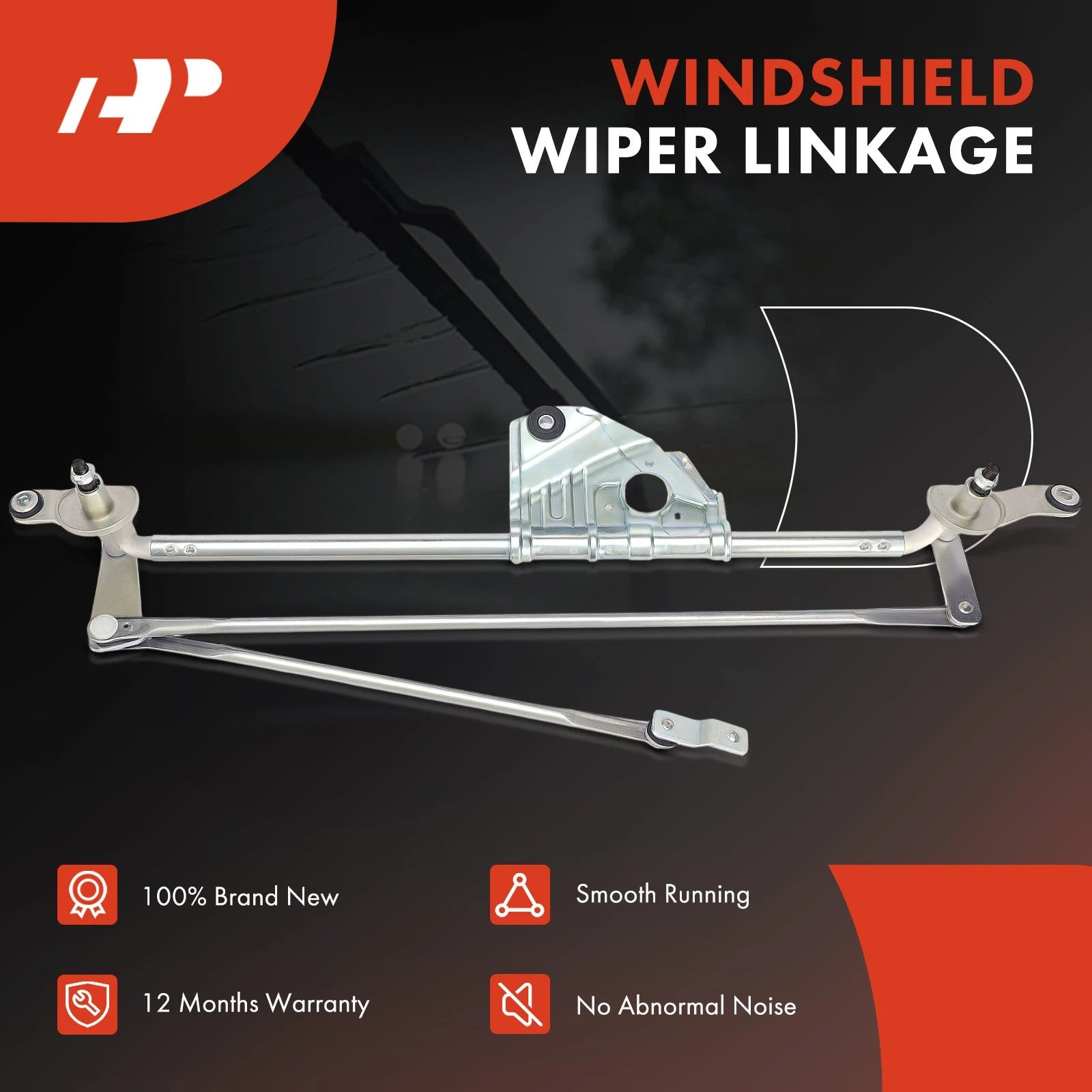 Front Wiper Linkage for Chevrolet Silverado 1500 GMC Sierra 1500 (2007–2013)