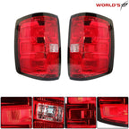 Tail Lights for Silverado 1500 Pickup Truck (2014–2015) Halogen