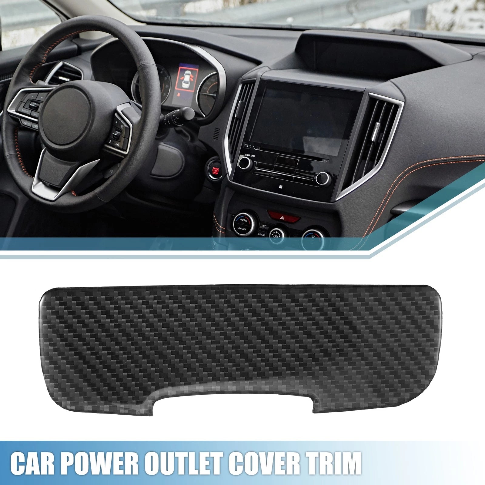 Power Outlet Cover for Chevy Corvette C5 (1998–2004) Carbon Fiber Black 718844597906