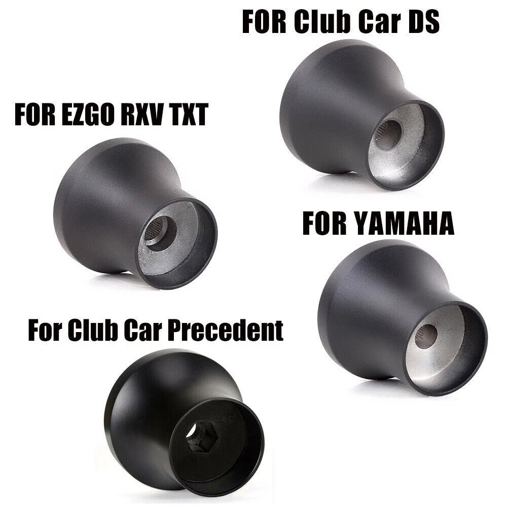Steering Wheel Adapter for EZGO Club Car Yamaha (Optional Black)