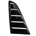 ABS Black Side Window Louvers for Ford Mustang 2-DR Coupe (2015–2020)
