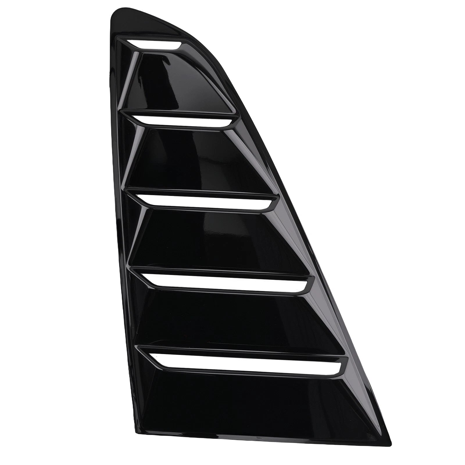 ABS Black Side Window Louvers for Ford Mustang 2-DR Coupe (2015–2020)