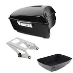 Chrome Two Up Mount Rack for Harley Street Glide (2014–2026)