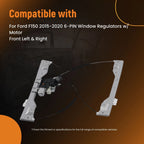 Set of 2 Front Power Window Regulators for Ford F150 (2015–2020)