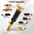 Coilovers for Mitsubishi Lancer ES Sedan (2008–2016) Adjustable Height Kit