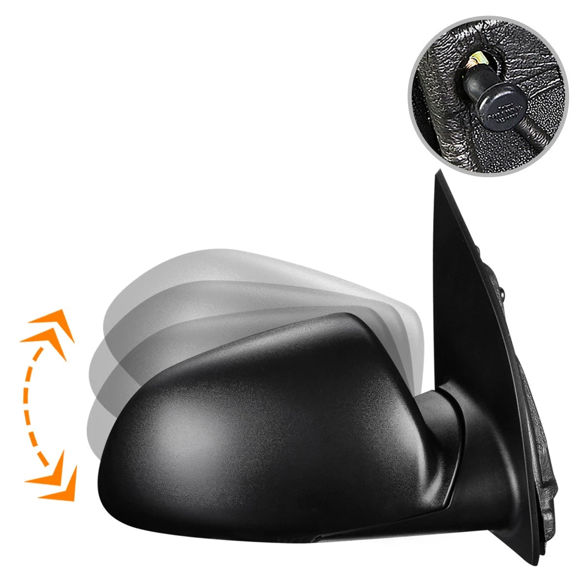 OE Style Manual Adjust Side Door Mirror for Saturn Vue (2002–2004)