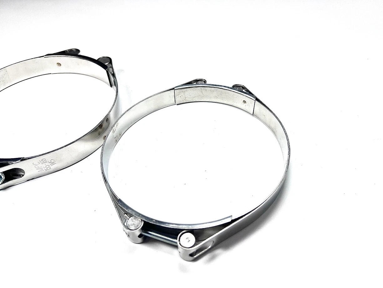 Set of 2 T-Bolt Exhaust Clamps for Tridon DS5155A (155mm - 165mm)