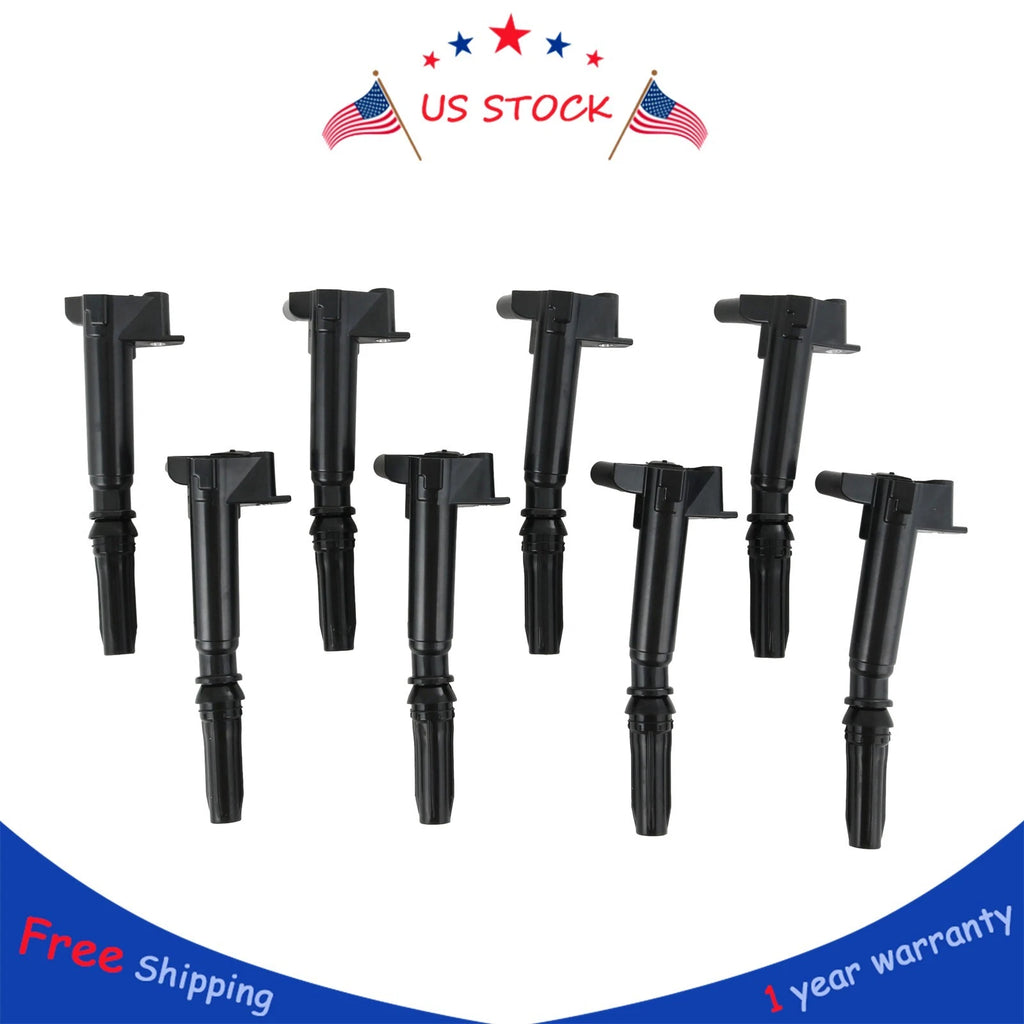 Set of 8 Ignition Coils for Ford F-250 F-350 Super Duty (2011–2017)