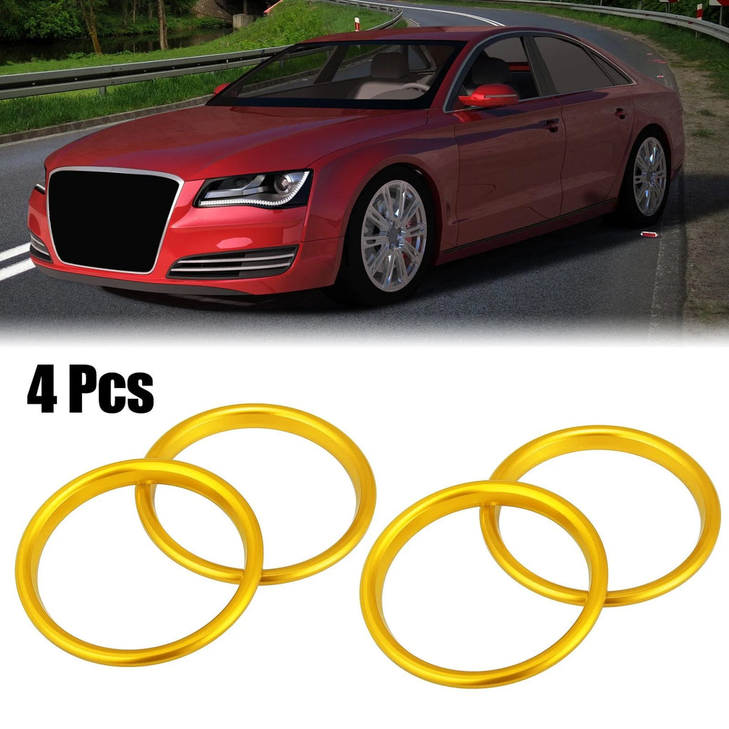 Set of 4 Gold Tone Air Vent Outer Trim for Audi A3 S3 Q2L (2013–2021) 782685683739