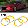Set of 4 Gold Tone Air Vent Outer Trim for Audi A3 S3 Q2L (2013–2021) 782685683739