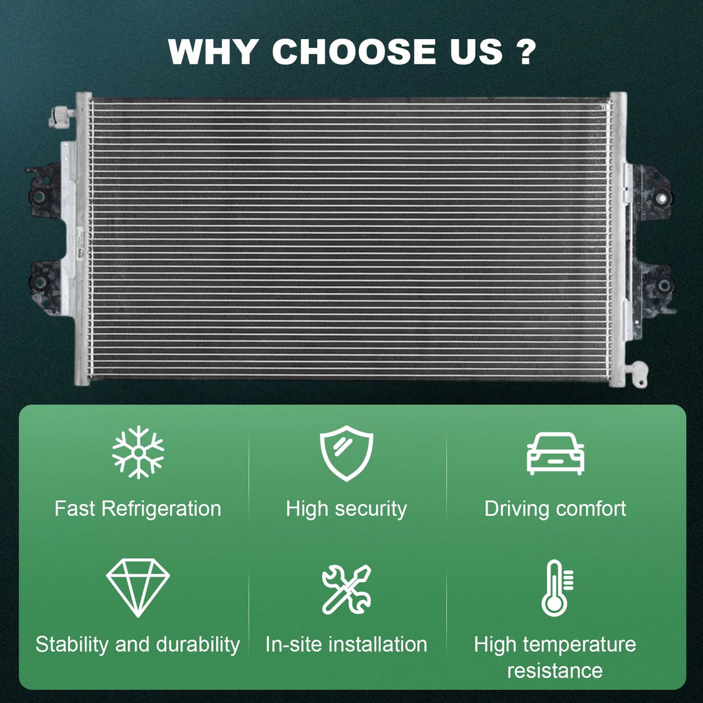 AC Condenser for Chevrolet Express 2500 GMC Savana 2500 3500 (2003–2019)