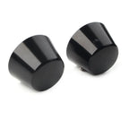 Black Front Axle Cap Nut Covers for Harley Sportster Dyna Road Glide (2004-2023)