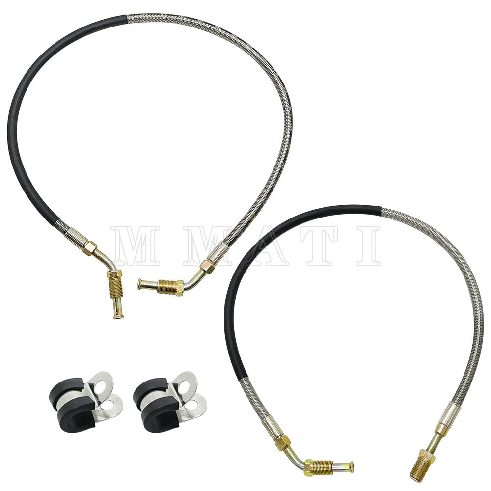 Front Left Right Brake Line w/Fitting for Polaris ATV Trail Blazer 250 (1990–2000)
