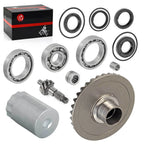 Differential Gear Pinion Bearings Nut Tool Kit for Honda TRX300FW (1988–2000)