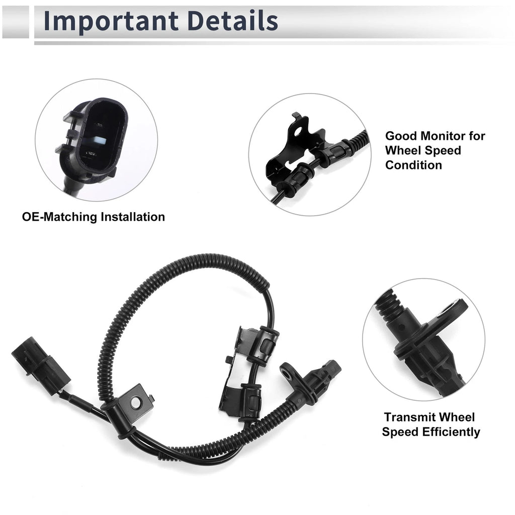 ABS Wheel Speed Sensor No. 9567007100 for Kia Picanto (2004–2011)
