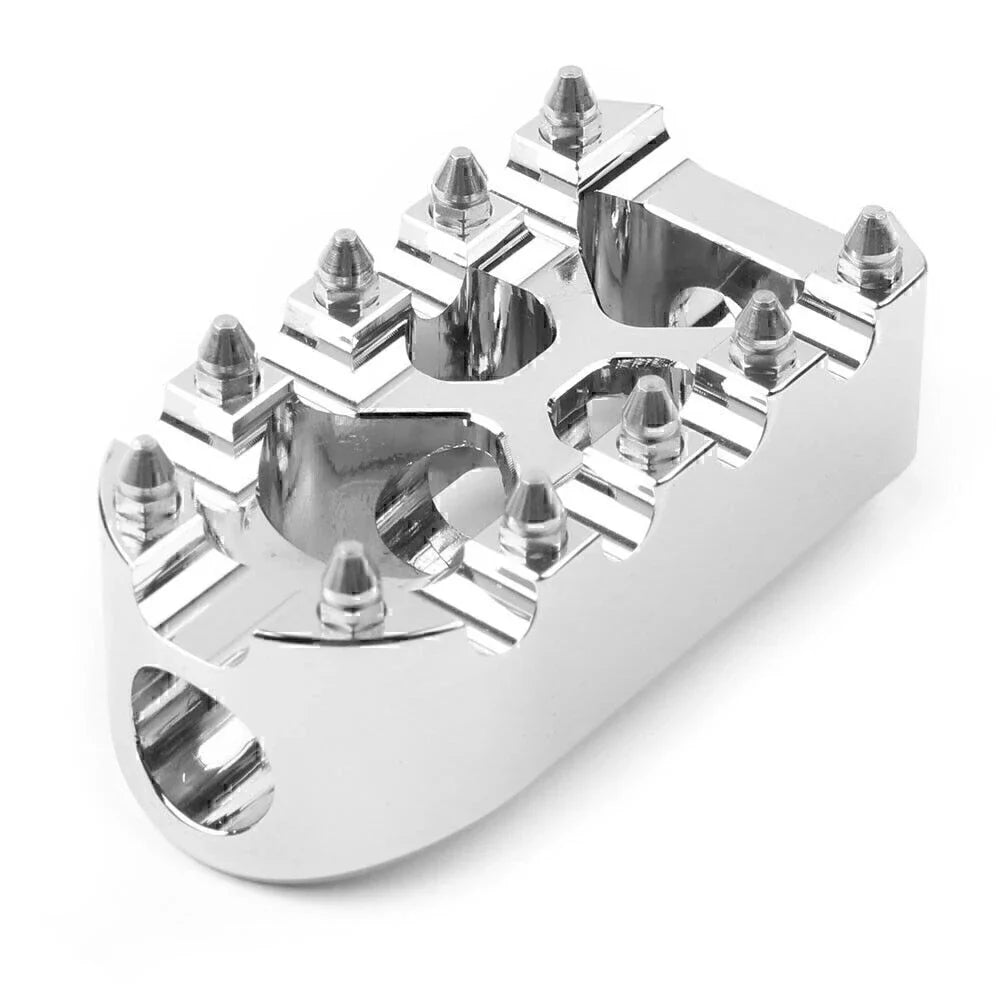 Universal Chrome Anti-Skid Gear Brake Shift Peg Pedals for Harley