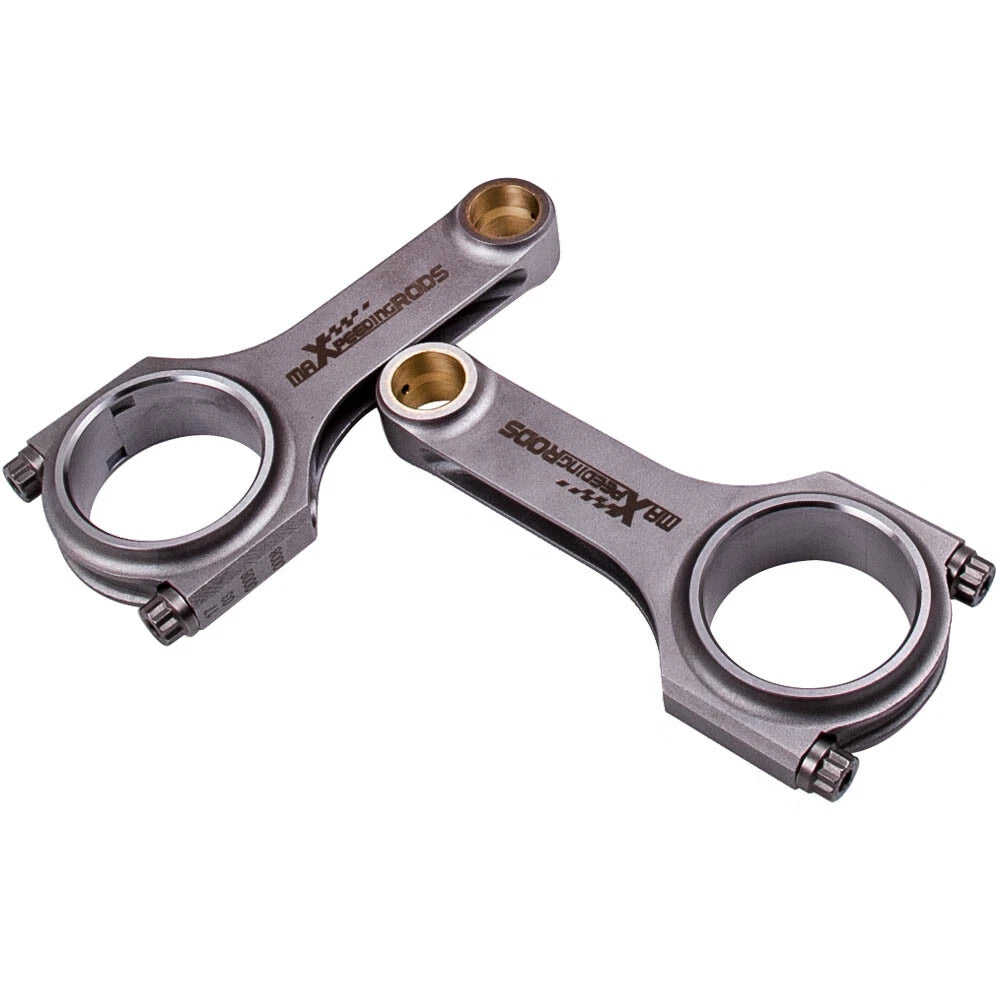 2pcs Forged H-Beam Connecting Rods Conrod ARP 2000 for Fiat 500 Old Model 130mm