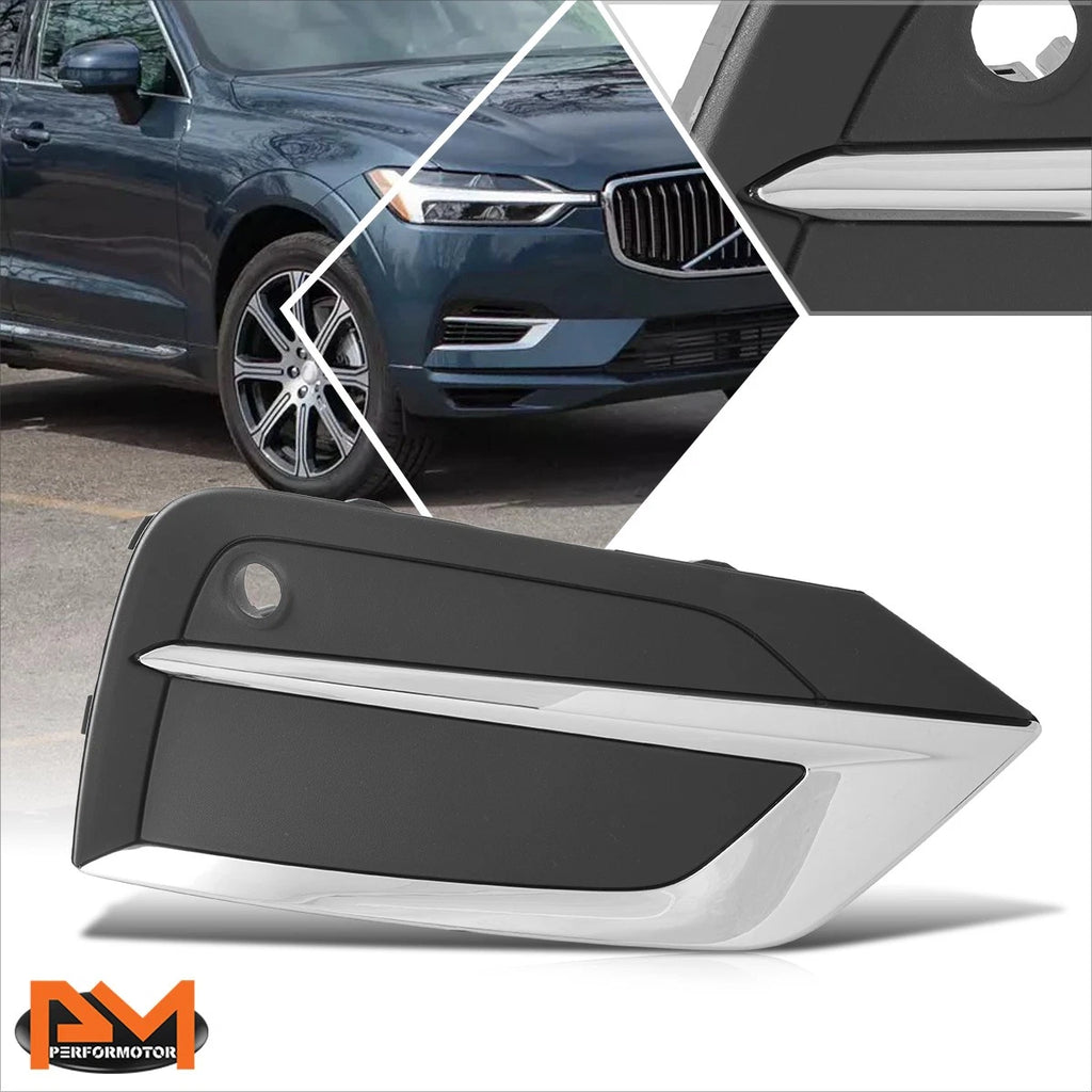 Fog Light Cover for Volvo XC60 (2018–2021) Right Side Chrome/Black