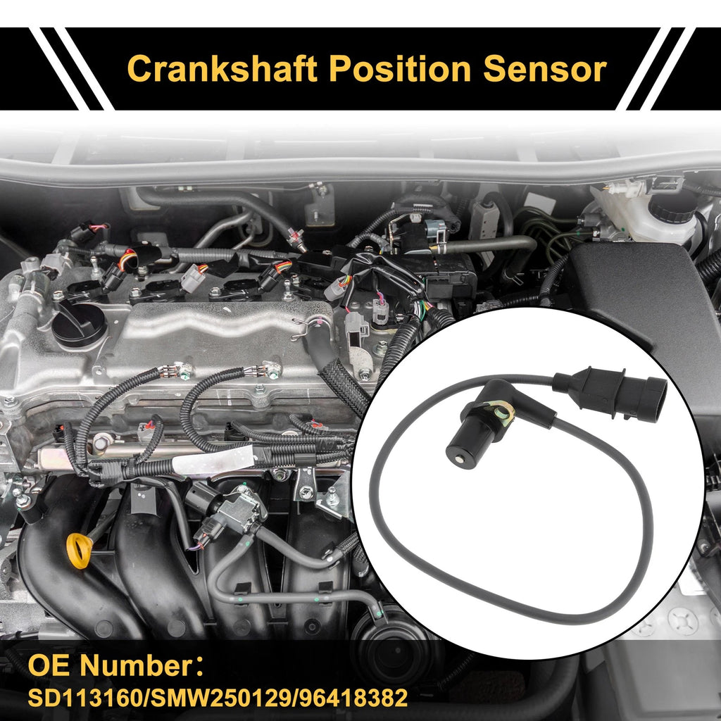 1 Pc Crankshaft Position Sensor No.96418382 for Chevrolet Captiva (2006–2016)