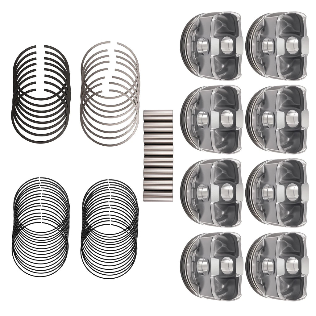 Engine Piston Set w/ Rings for Dodge Dakota 4.7L SOHC 16V (2008–2011) 68031605AD