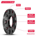 12mm 15mm Wheel Spacers Hubcentric M12x1.5 for BMW 328xi 330Ci 330i 320i (2007–2013)