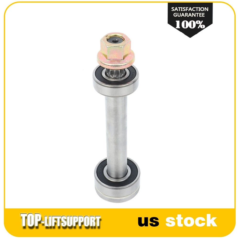 Mandrel Shaft with Bearings and Nut for Automotive Applications