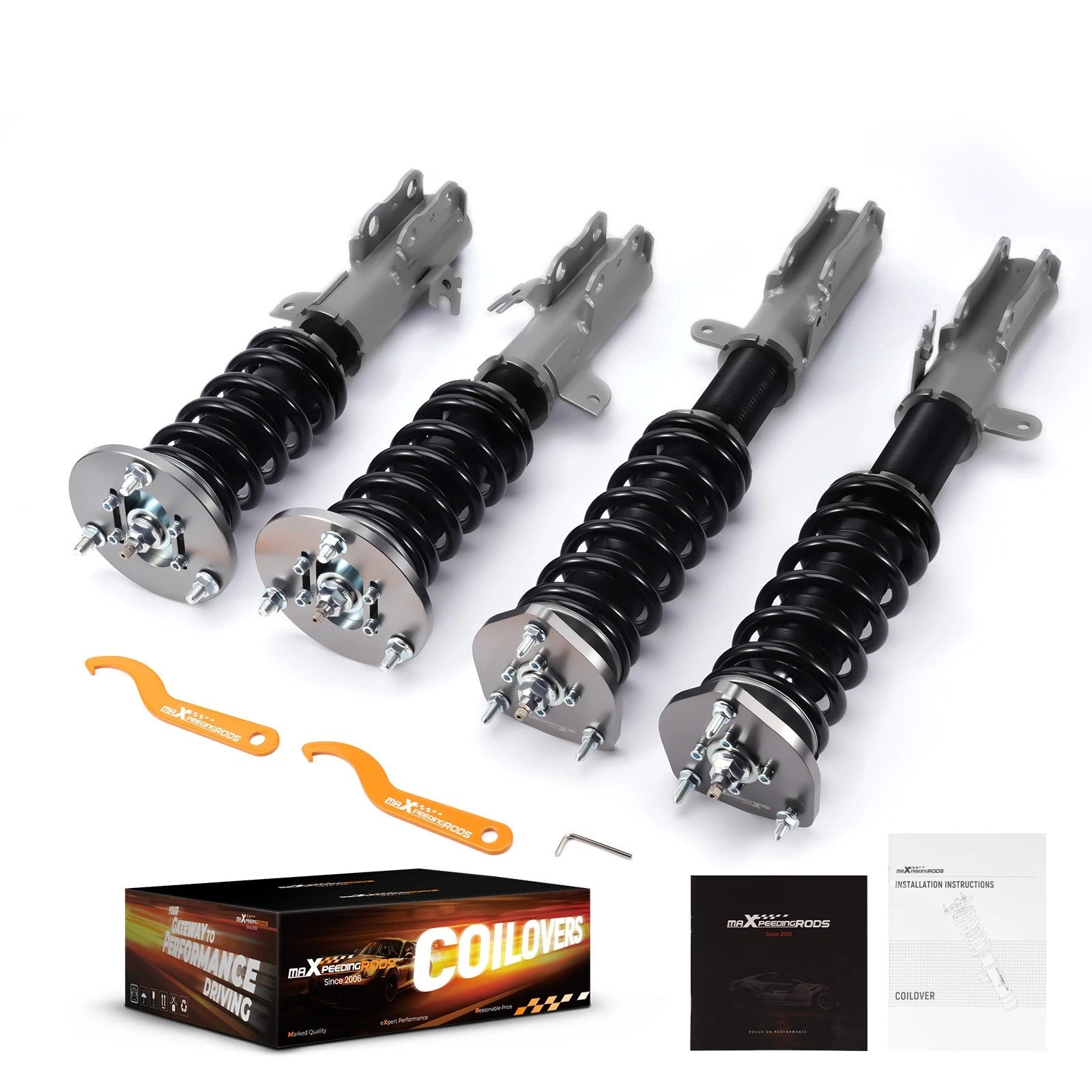 Coilover 24 Way Damper Adjustable Suspension Kit for Toyota Camry (1997–2001)