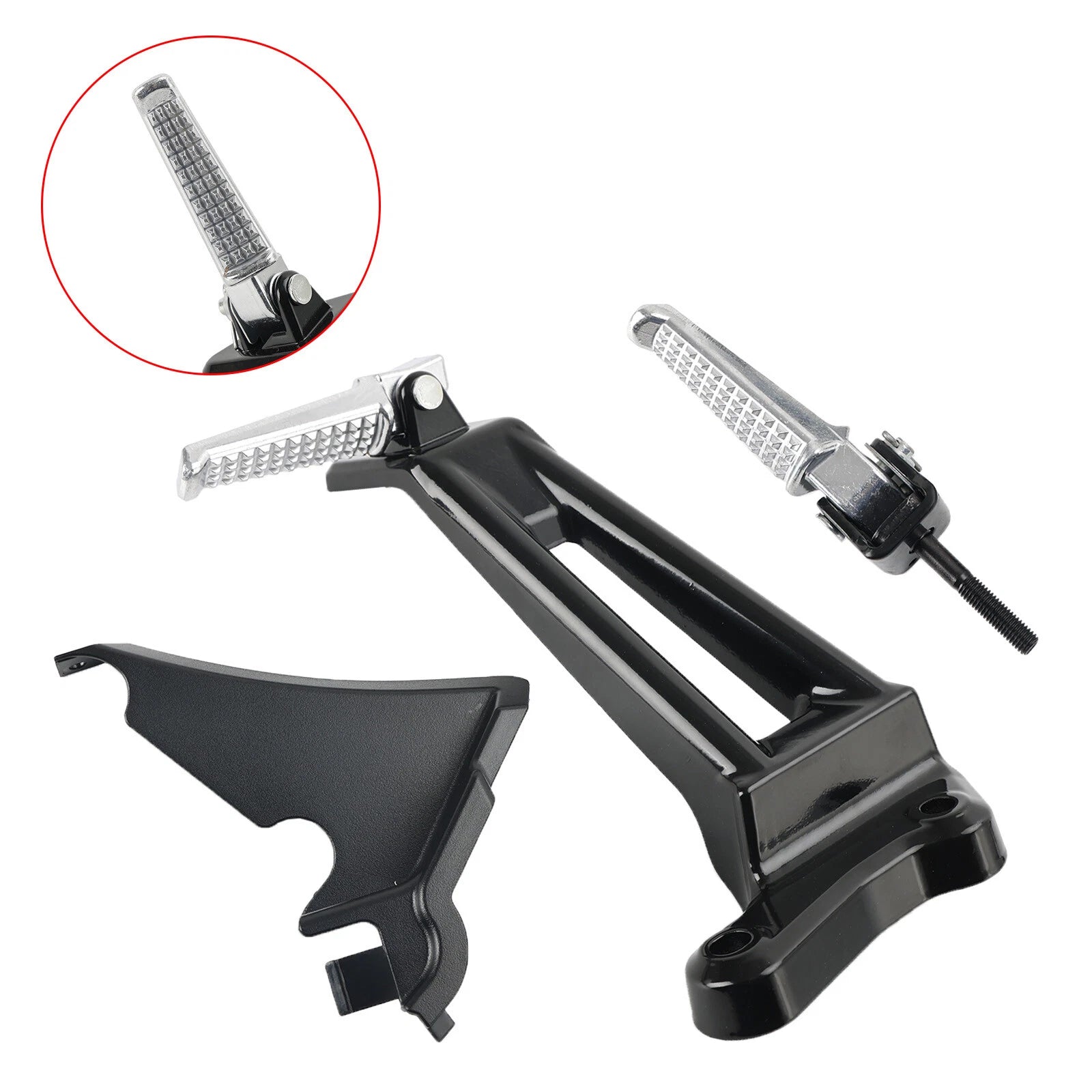 1 Pair of Rear Footrests Foot Pegs for Honda Rebel 1100 CMX1100 (2021–2023)