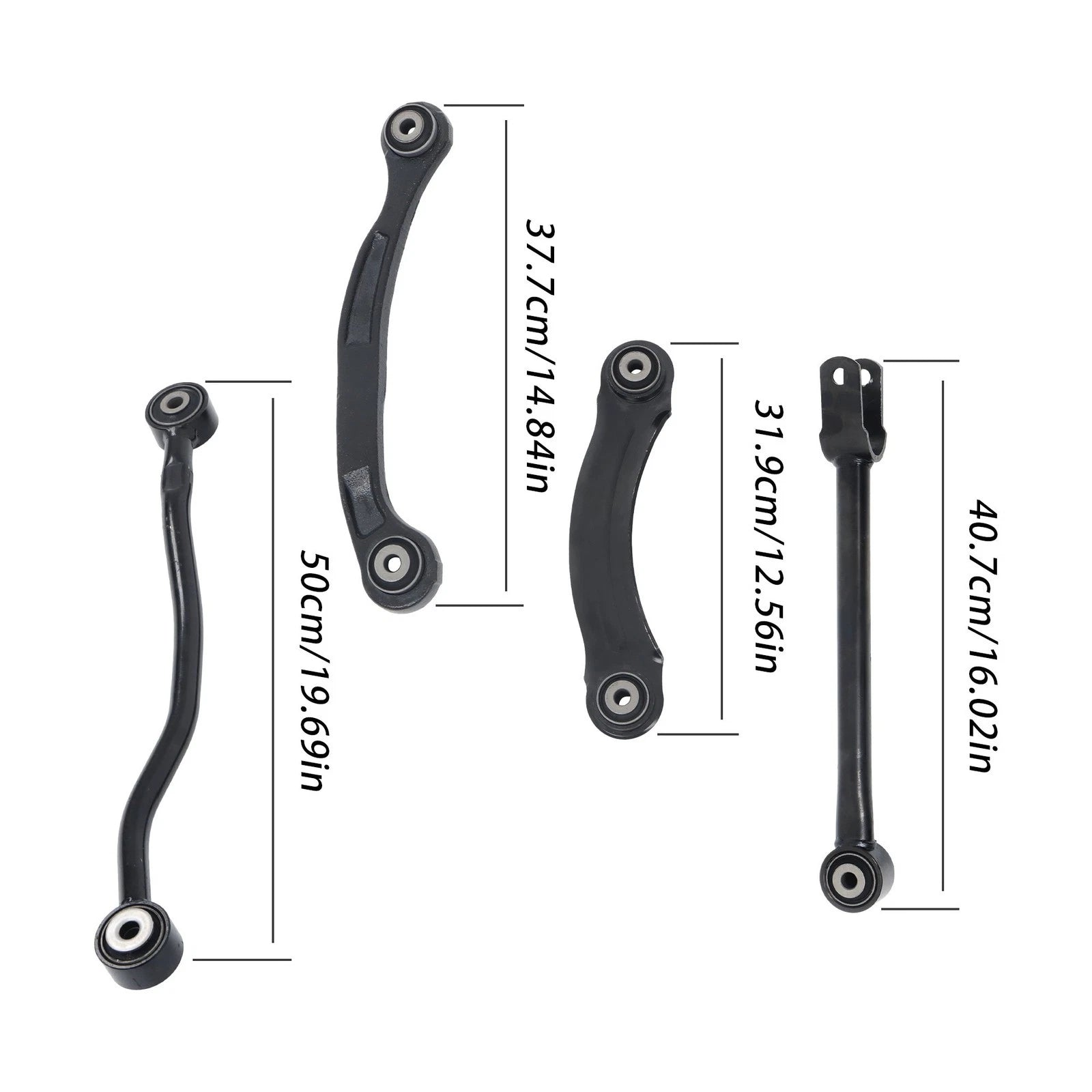 Set of 8 Rear Control Arms for Dodge Charger (2006–2016)
