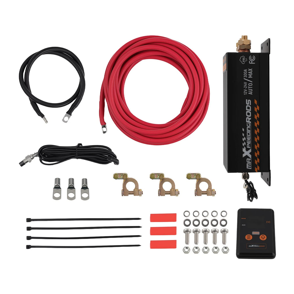 Intelligent Dual Battery Controller 300A 12/24V for Car Truck SUV (All Models)