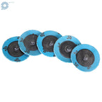 Set of 51 Quick Change Sanding Discs for Die Grinder (2" Roll Lock)