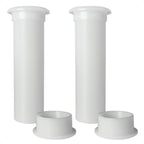 2X Thru Hull Drain Tube for Boat Motorwell - FO2865-M2