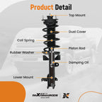 Front Struts w/Coil Spring Rear Shocks Absorber Kit for Honda Odyssey (2011–2012)