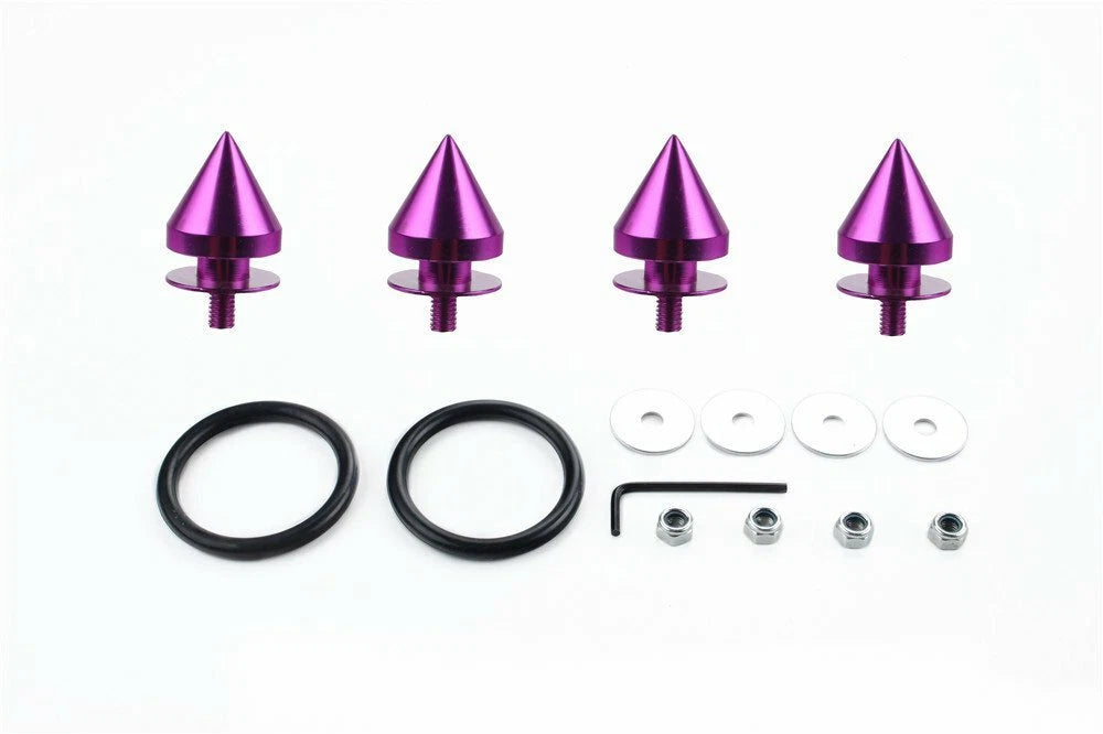 Aluminum Quick Release Fasteners Kit for Car Bumper Fender Hatch (2020-2025)
