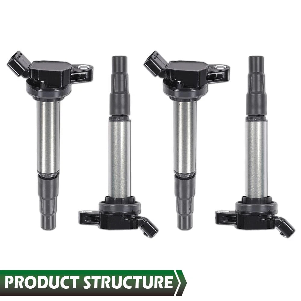 Set of 4 Ignition Coils for Toyota Corolla Prius (2009–2019)