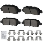 Rear Brake Pads Set for Nissan Juke, Leaf, Maxima, Murano, Pathfinder, Quest, Rogue (2011–2023)